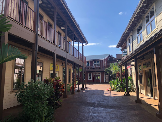 a store in a brick building